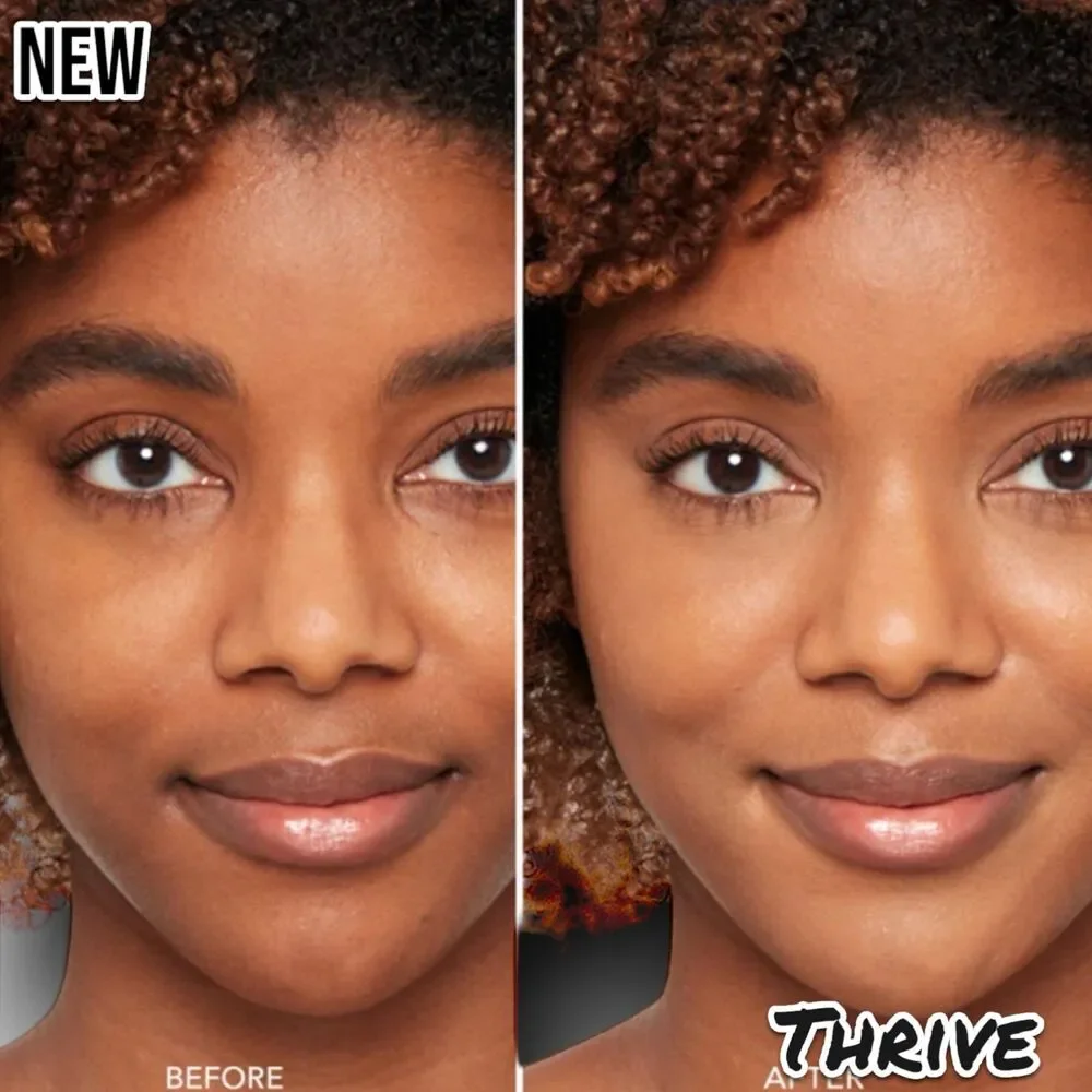 New No Box Thrive Buildable Blur HD Creaseless Concealer Makeup - Rich Tan